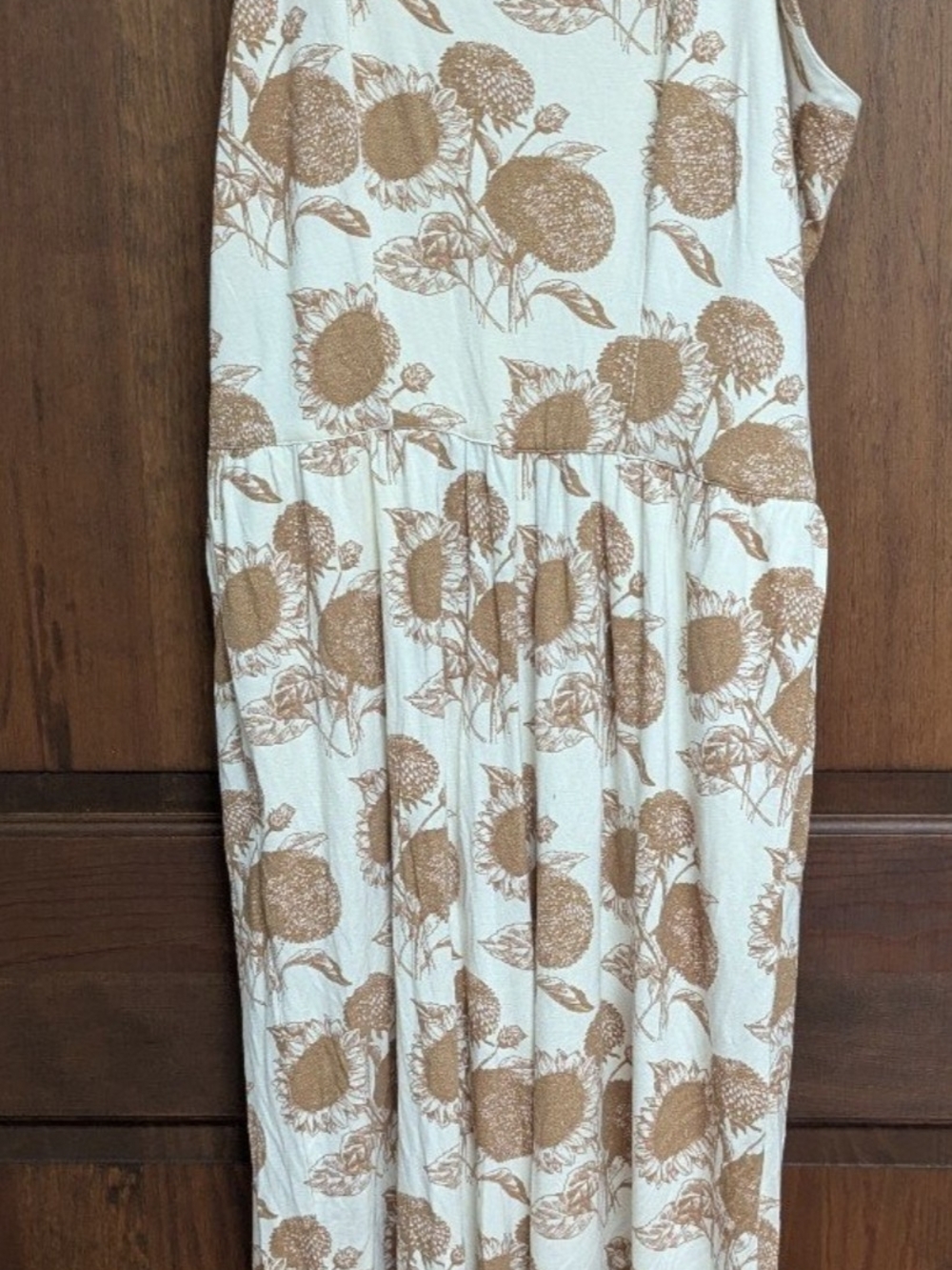 Kate Quinn women's jumpsuit tie back sunflower S